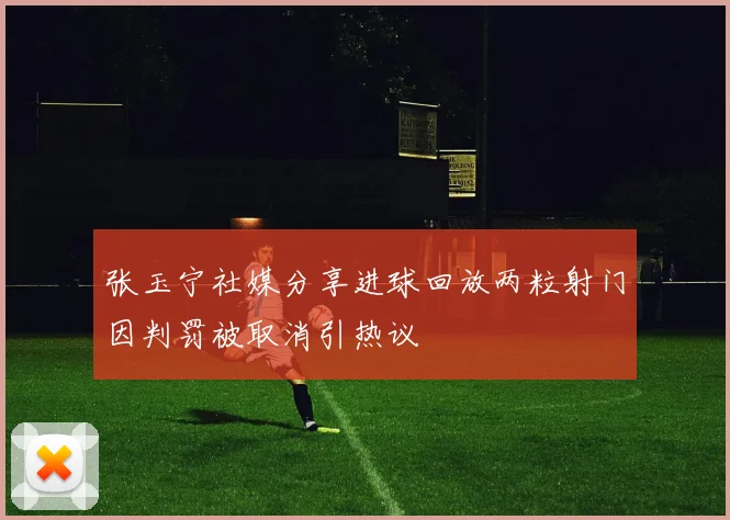 张玉宁社媒分享进球回放两粒射门因判罚被取消引热议